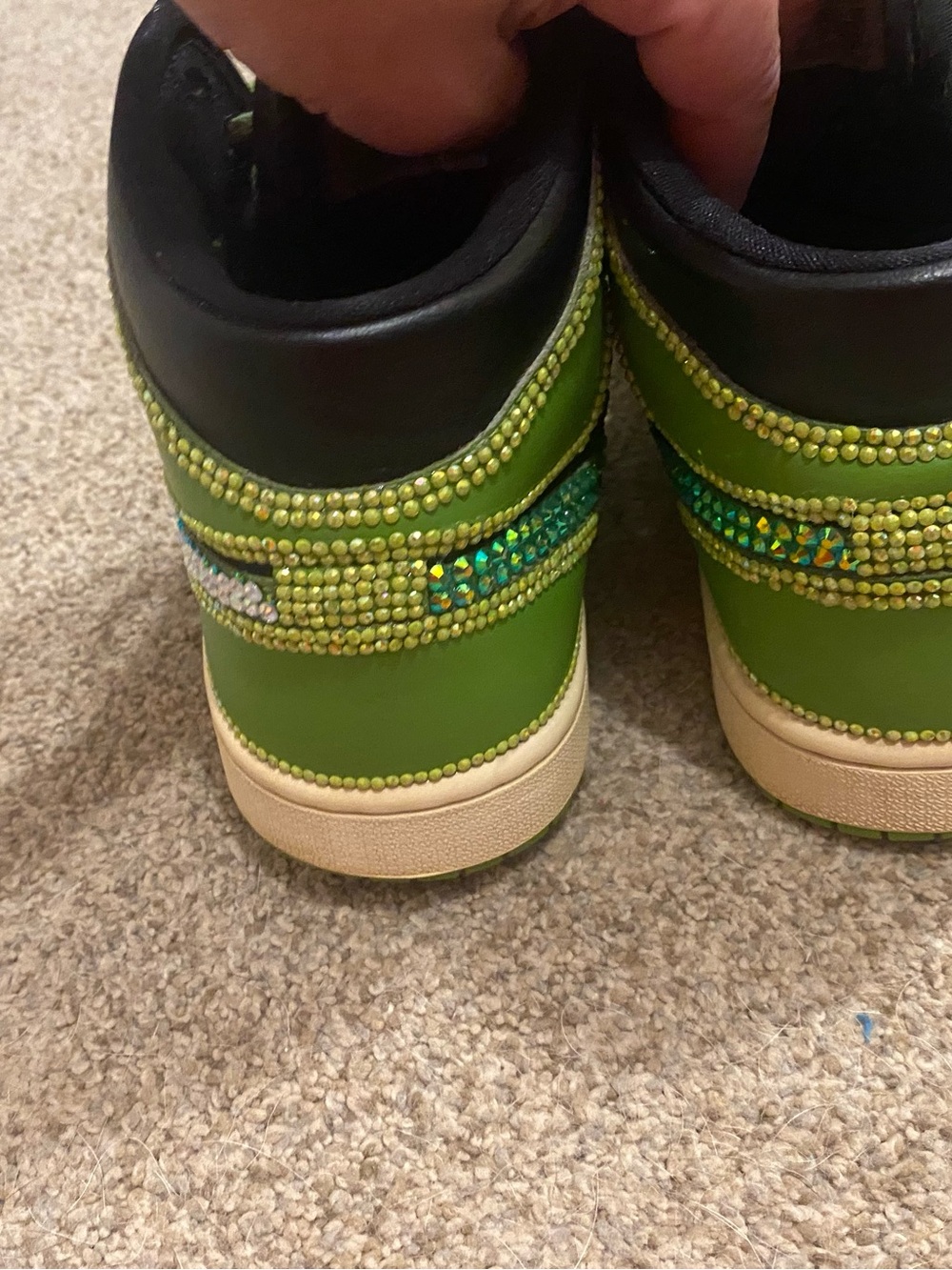 Jordan-1 2022 Altitude’s with metal lace tips. - Picture 6 of 13